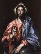 El Greco Christ as Saviour Germany oil painting artist